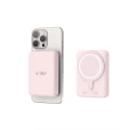 Powerbank Tech-Protect LifeMag PB11 z MagSafe 10000mAh 15W port USB-C - różowy + kabel USB-C