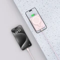 Powerbank Tech-Protect LifeMag PB11 z MagSafe 10000mAh 15W port USB-C - różowy + kabel USB-C