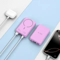 Powerbank Tech-Protect PB31 MagSafe 10000mAH - fioletowy