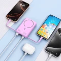 Powerbank Tech-Protect PB31 MagSafe 10000mAH - fioletowy
