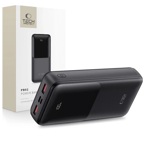 Powerbank Tech-Protect PB02 20000mAh 22.5W - czarny