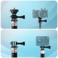 Uchwyt Tech-Protect GA100 Monopad & Selfie Stick do GoPro / DJI - czarny