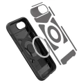 Etui Spigen Slim Armor MagSafe na iPhone 16e - czarne