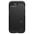 Etui Spigen Tough Armor z MagSafe na iPhone 16e z podstawką - czarne