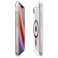 Etui Spigen Ultra Hybrid MagSafe na iPhone 16e Carbon Fiber - przezroczyste