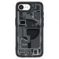 Etui Spigen Ultra Hybrid MagSafe na iPhone 16e Zero One - czarne