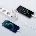 Szybka ładowarka sieciowa Baseus USB-A / USB-C 20W 3A PD QC 3.0 - Biała