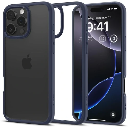 Etui Spigen Ultra Hybrid na iPhone 16 Pro Max - niebieskie