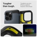 Etui Spigen Tough Armor MagSafe z podstawką na iPhone 16 Pro Max - ciemnoszare