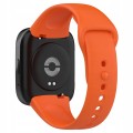 PASEK SILIKONOWY DO XIAOMI REDMI WATCH 3 ACTIVE - OPASKA NA NADGARSTEK,  POMARAŃCZOWY