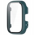 ETUI OCHRONNE + SZKŁO HARTOWANE 2W1 DO XIAOMI REDMI WATCH 3 ACTIVE - ZIELONY
