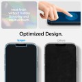 Zestaw etui Spigen Crystal i szkło hartowane na iPhone 14 Plus / 15 Plus - przezroczyste