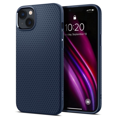 Etui Spigen Liquid Air na iPhone 14 Plus / 15 Plus - niebieskie