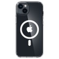 Etui Spigen Ultra Hybrid Mag z MagSafe na iPhone 14 - przezroczysto-białe