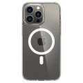 Etui Spigen Ultra Hybrid Mag z MagSafe na iPhone 14 Pro - przezroczysto-białe