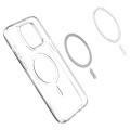 Etui Spigen Ultra Hybrid Mag z MagSafe na iPhone 14 Pro - przezroczysto-białe