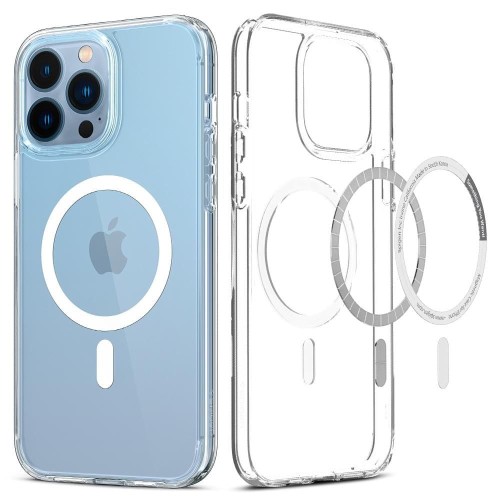 Etui Spigen Ultra Hybrid Mag z MagSafe na iPhone 13 Pro - białe