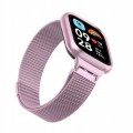  PASEK BRANSOLETA Z WBUDOWANYM ETUI DO XIAOMI REDMI WATCH 3 ACTIVE - RÓŻOWY