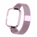  PASEK BRANSOLETA Z WBUDOWANYM ETUI DO XIAOMI REDMI WATCH 3 ACTIVE - RÓŻOWY