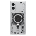 Etui Spigen Ultra Hybrid Mag z MagSafe na Samsung Galaxy S25 Edge z nadrukiem - przezroczyste