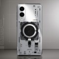 Etui Spigen Ultra Hybrid Mag z MagSafe na Samsung Galaxy S25 Edge z nadrukiem - przezroczyste