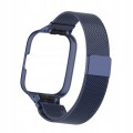  PASEK BRANSOLETA Z WBUDOWANYM ETUI DO XIAOMI REDMI WATCH 3 ACTIVE - GRANATOWY